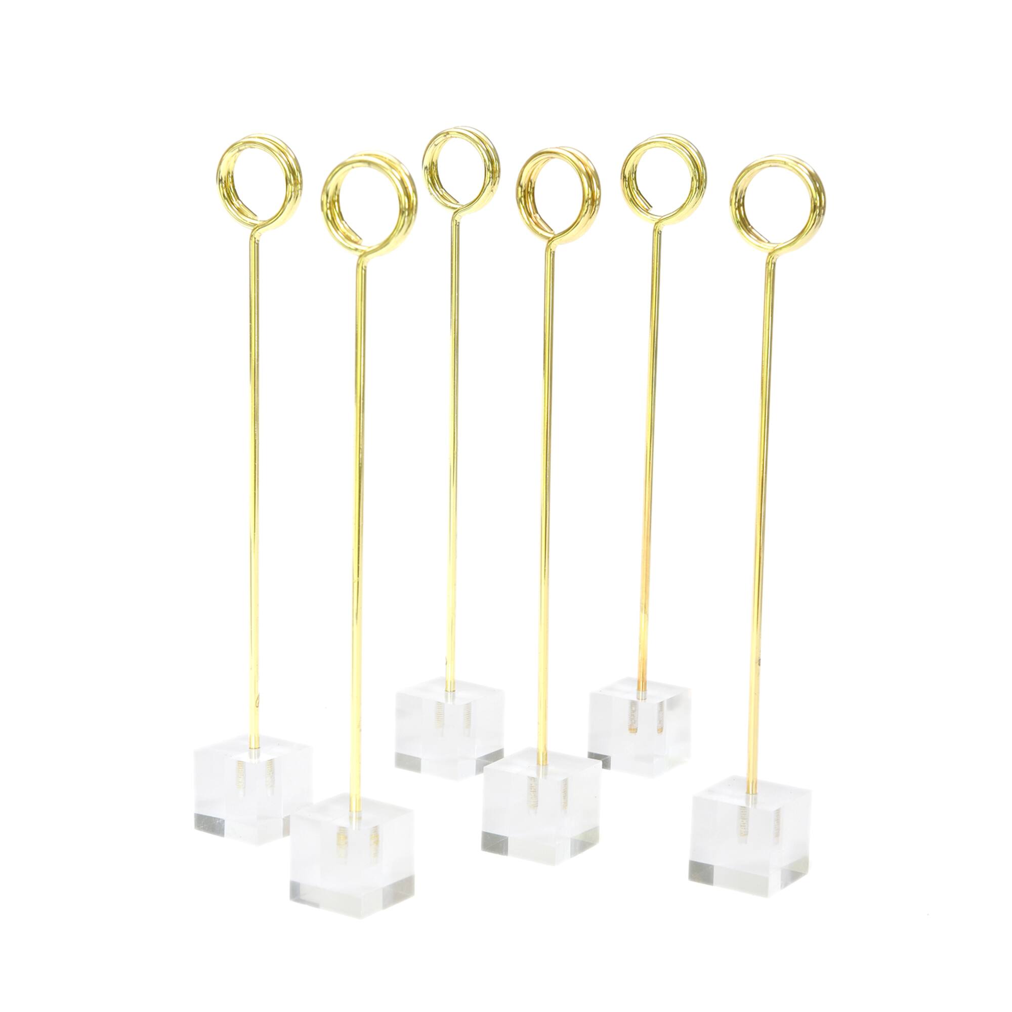 Clear Table Number Stands, 12ct. by Celebrate It™